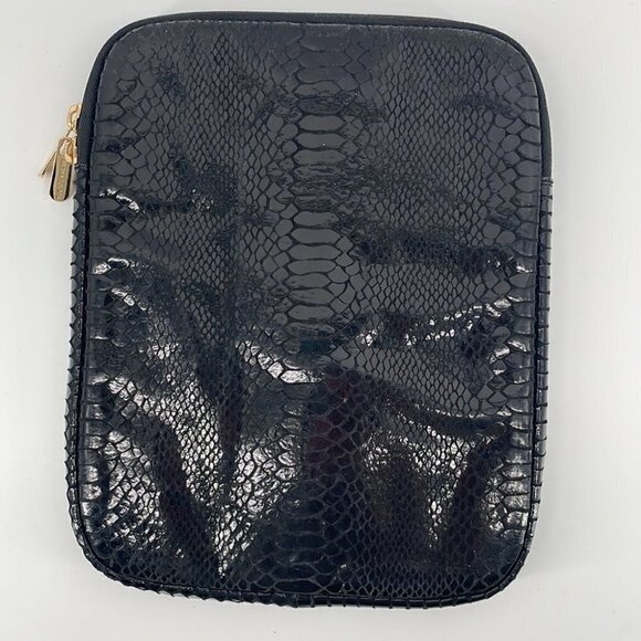 MICHAEL korsLeather python snakeskin ipad padded sleeve case tech accessory - Picture 7 of 8